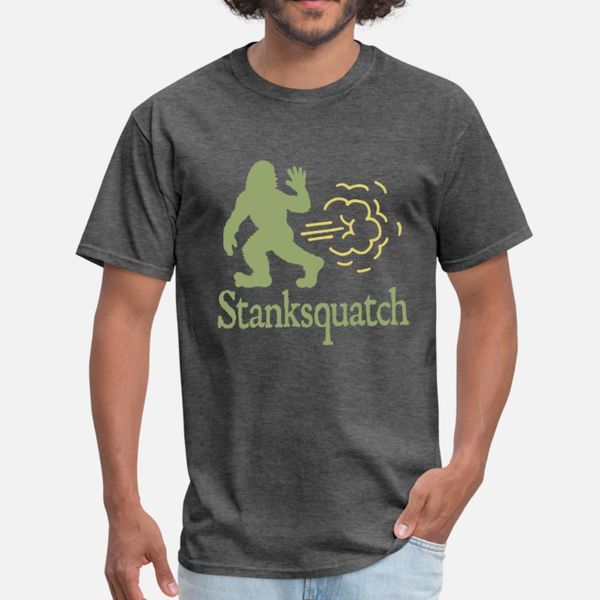 

stanksquatch bigfoot тенниска мужчин печать 100% хлопка o шеи unisex anti-wrinkle новая мода весна уникальная рубашка
