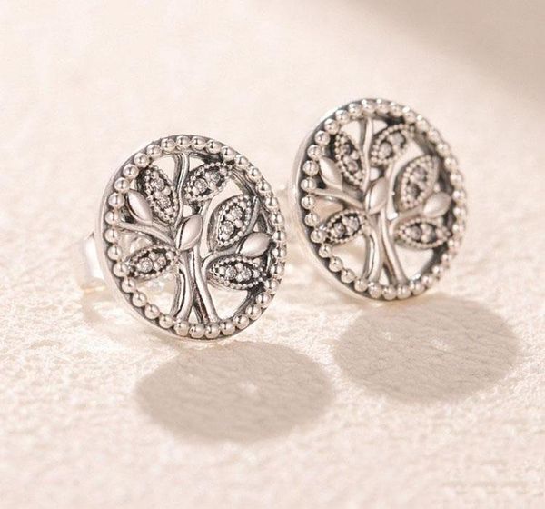 

2020 New arrival Trees of Life Stud Earrings Diamond Earring Women Girls Gift002