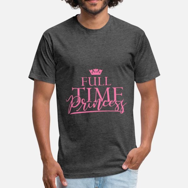

full time princess gift dream girlish barbie t shirt men loose 100% cotton o neck standard loose comical spring autumn cool
