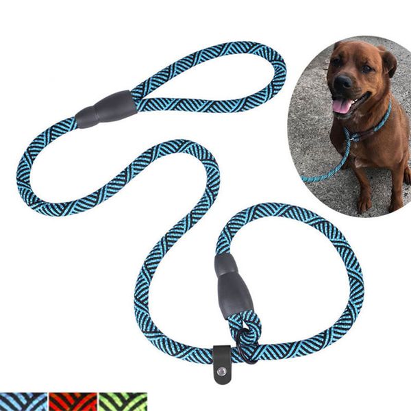 

p chain large dog leash slip collar pet walking leads nylon dog mountain climbing rope pet traction for medium big dogs