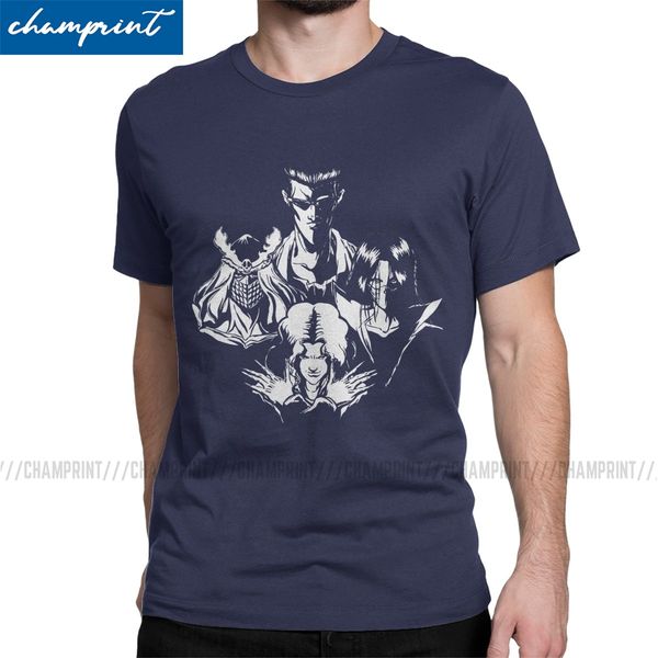 

march of the toguro team men t shirt yu yu hakusho yusuke kurama anime tee shirt crewneck t-shirts graphic printed clothing