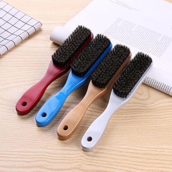 

women handle hair for comb hairdressing bristle brush beard hair men wood styling hard boar brush combs ostfv hairclippersstore, Silver