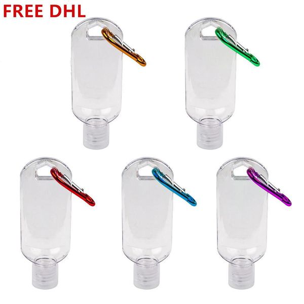

portable packaging packing bag/shampoo/makeup fluid dhl sanitizer bottle hand 30ml/50ml sub refillable alcohol uy2008 ffgpc