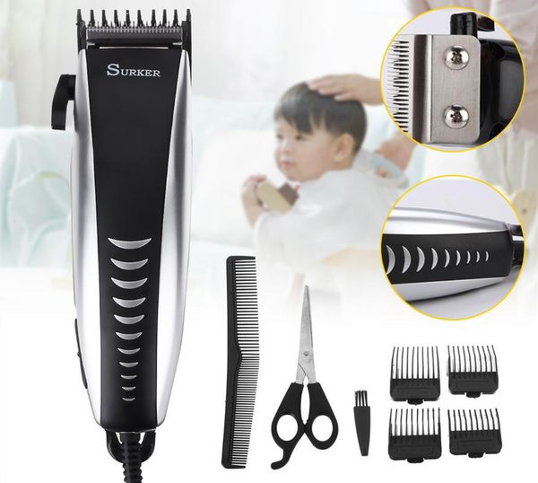 

professional electric hair trimmer hair clippers cutting for kids man anti slip set scissor eu plug adjustable 220v