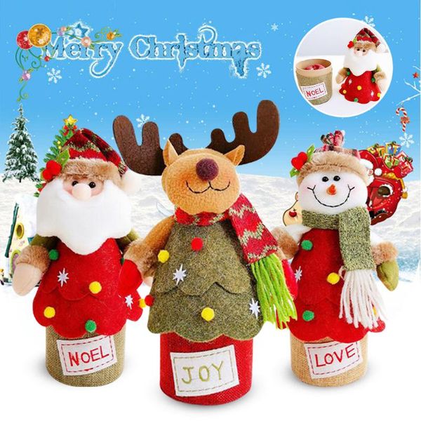 

christmas packing gift boxes christmas apple box decorations santa claus gift box snowman santa claus
