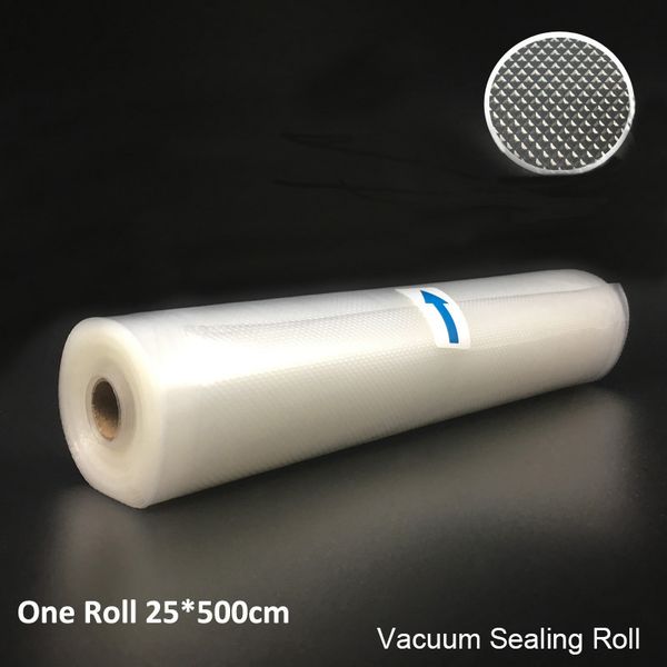 

25cmx500cm rolls vacuum sealer vacuum bags storage bags saran wrap kitchen fresh packaging packing machine