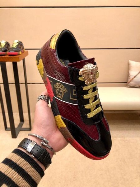 

2021g tide brand custom men 's casual sports shoes ,fashion versatile flat shoes ,with a full set of original shoe box delivery ,size, Black