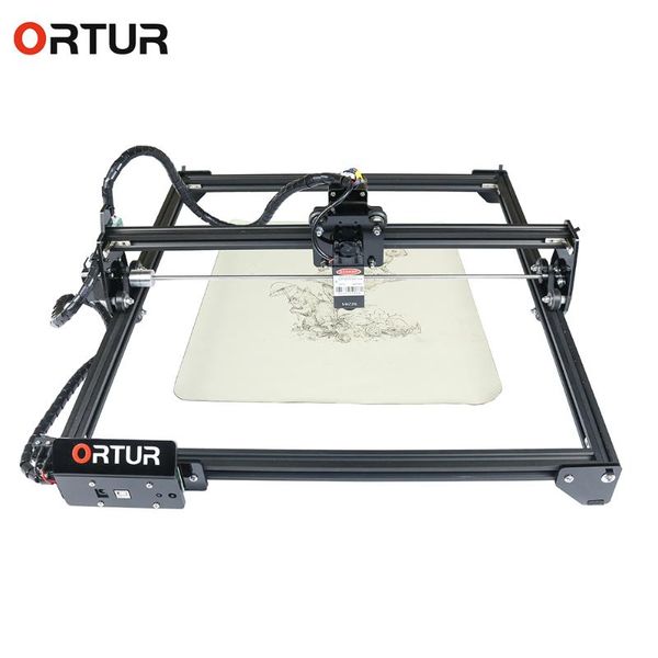 

lasergrbl control ortur olm-2 diy mini laser engraver for wood plastic leather stainless steel etc. laser cutter marking plotter