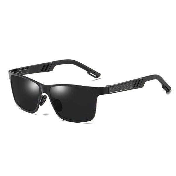 

2020 sunglasses men polarized aluminum magnesium frame square goggle eyewear accessories polaroid 6560 uv400 protection eyewear, White;black