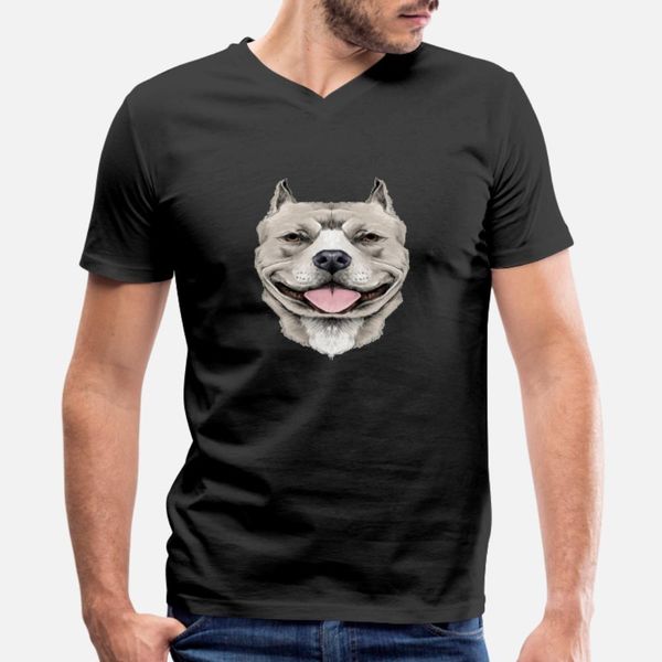 

big head pitbull t shirt men custom 100% cotton size s-3xl vintage sunlight authentic summer style formal shirt