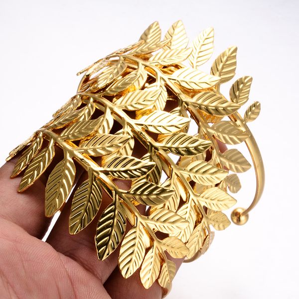 

WANDO 4pcs leaves Jewelry High Quality Gold Color Women Wide Bracelet & Bangle Bride Wedding Anniversary Party Gifts b180