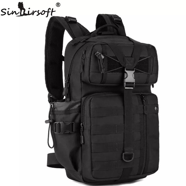 

sinairsoft outdoor tactical backpack 1000d nylon waterproof army shoulder hunting camping hiking backpack multi-purpose molle sports bag