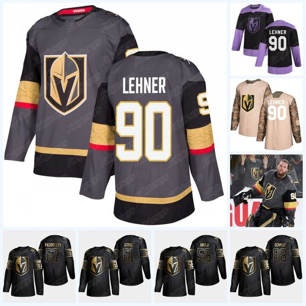 

90 robin lehner vegas golden knights alec martinez nick cousins marc-andre fleury mark stone william karlsson reilly smith hockey jerseys, Black;red