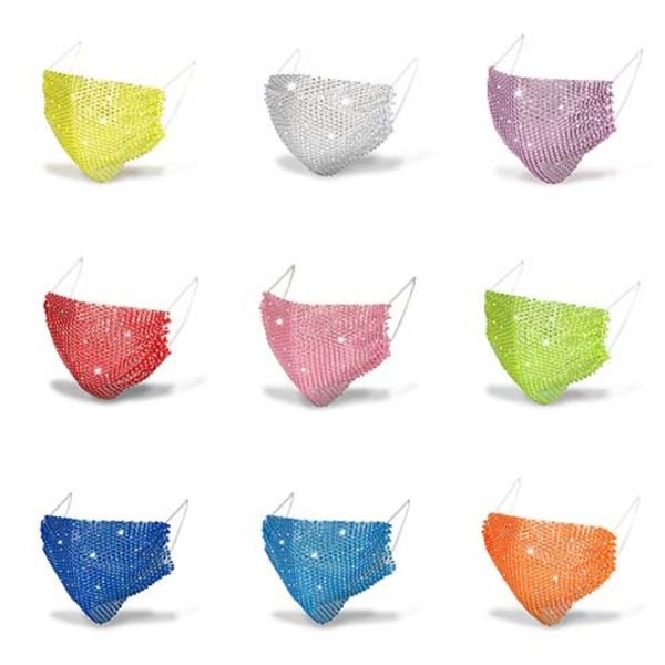 

summer and spring mouth mask respirato face masks fashion mascherine cool sunscreen sequins dot outdoor riding anti dust 4zh a29#13511