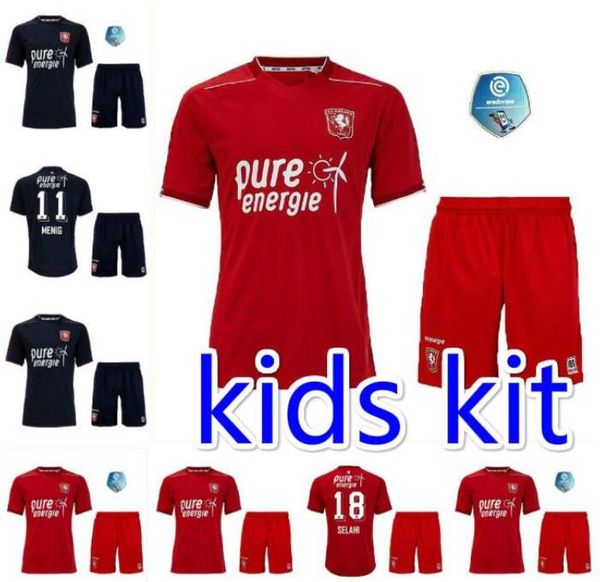 

kids 20 2021 twente enschede fc home red menig soccer jerseys 20 21 red menig selahi aburjania men child football shirts shorts 2021, Black;yellow