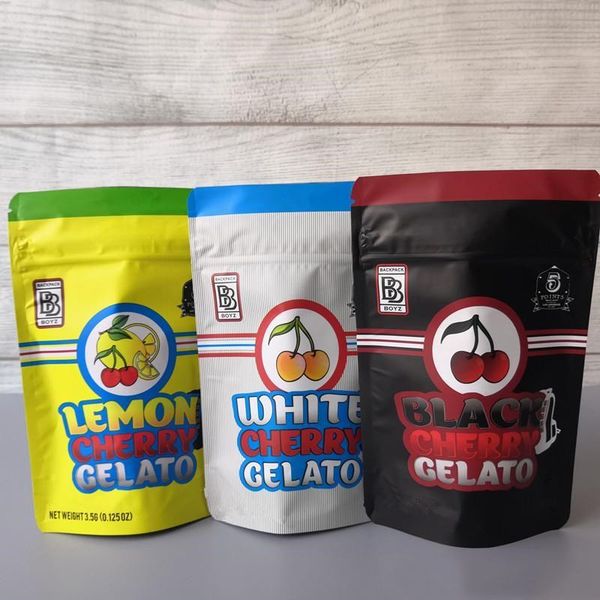 

boys kinds gelato bbboys of bb bags 3 cherry dry packaging white lemon cherry black bag childproof pouch cookies mylar gelato up stand zkdkp