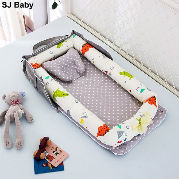 

baby portable crib nest bed soft newborns lougner cots nursery sleep nest infant cradle baby bassinet children's bed carry cot