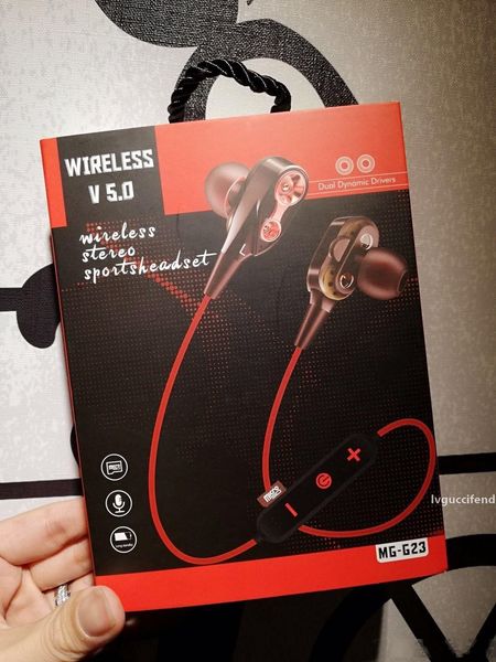 

new mg-g23 earphone stereo bass headphone headset colorful earphones with retail package