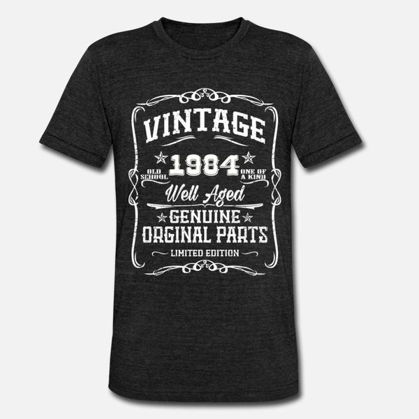 

vintage 1984 t shirt men personalized 100% cotton s-xxxl pictures loose comical spring trend shirt