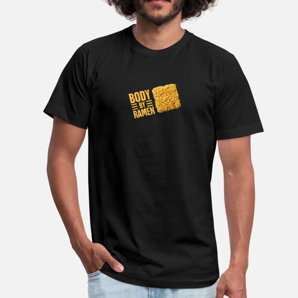 

body by ramen t shirt men knitted 100% cotton s-3xl natural famous building summer leisure shirt