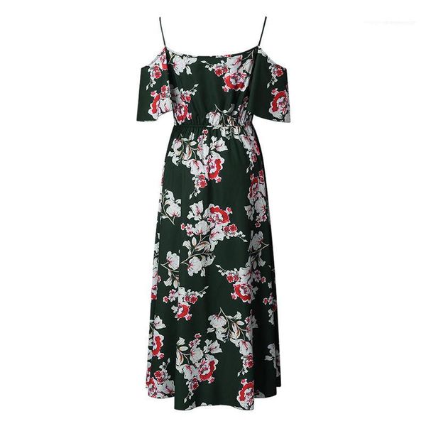 

платье цветочным принтом эластичная высокой талией платье способа лета богема подтяжки вскользь плюс размер женщин конструктора new, Black;gray