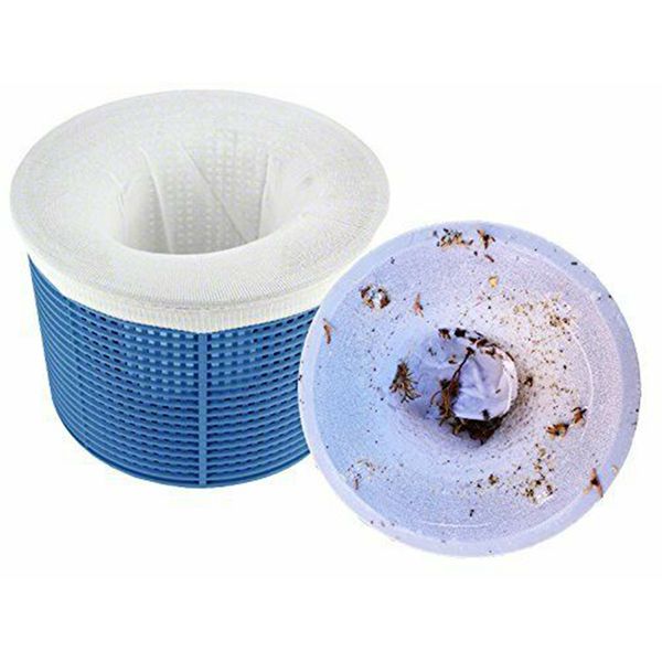 

saver basket sleeve white fine mesh large pool filter socks removes debris nylon