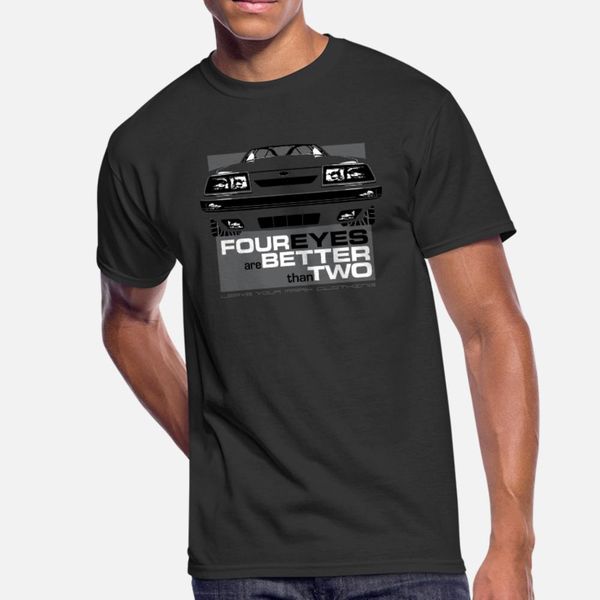 

four eyes are better than two t shirt men designs tee shirt s-3xl kawaii sunlight funny casual summer pictures shirt