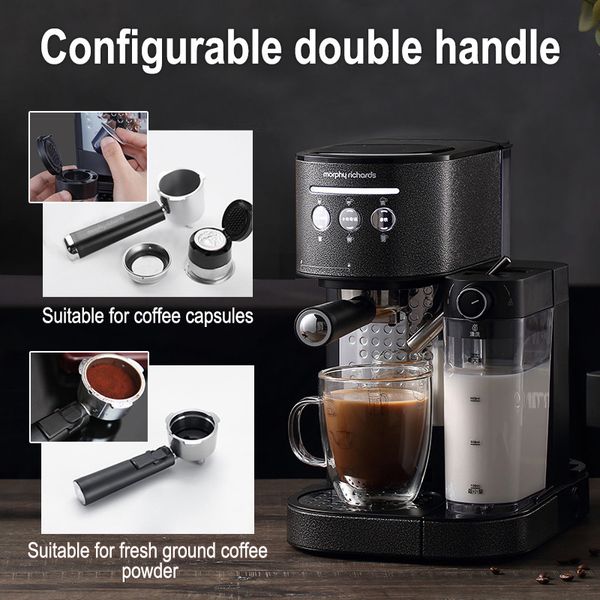

coffee makers morphy richards espresso machine automatic maker built-in milking