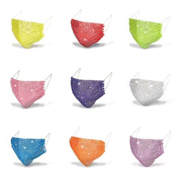 

мода bling блестки маска моющийся рм2,5 face shield multicolor блестки блестящий face er маунт маски anti-dust рот маска # 65811
