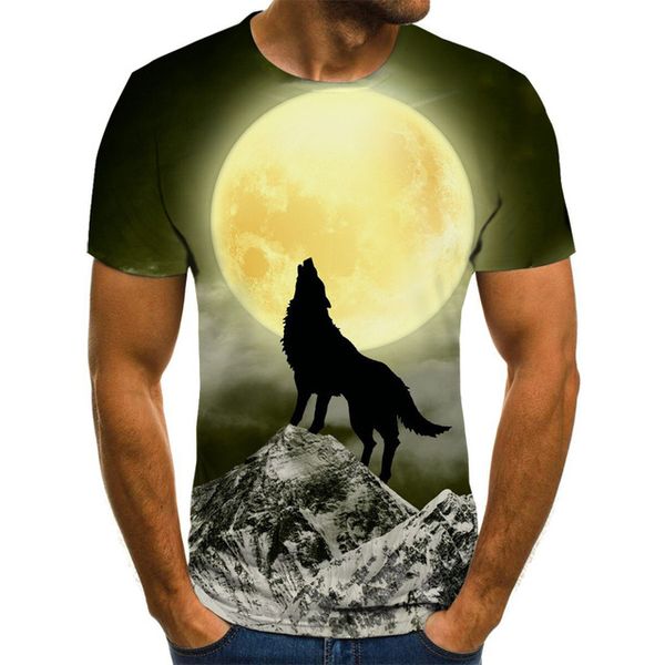 

wolf animal cool male male 3d print shirts graphic hippie anime men clothing