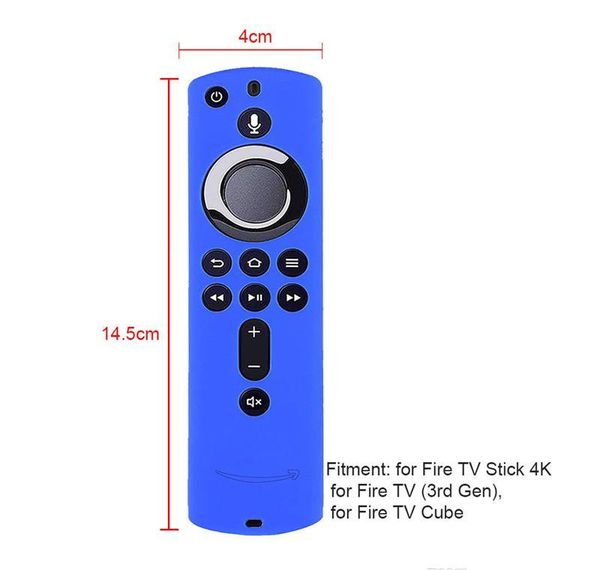 

protective fire protector inch stick remote cover tv control skin silicone for tv amazon shell 4k 5.6 case loveshop01 vresa