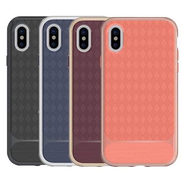 

for iphone xs case phone cases hybrid soft tpu hard pc bumper back cover for iphone x