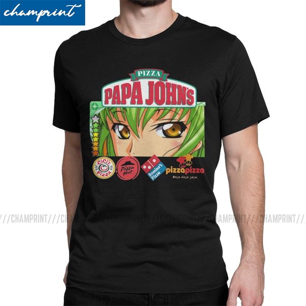 

cc t shirts men cotton fun t-shirts round neck code geass lelouch of the rebellion anime tee shirt short sleeve plus size