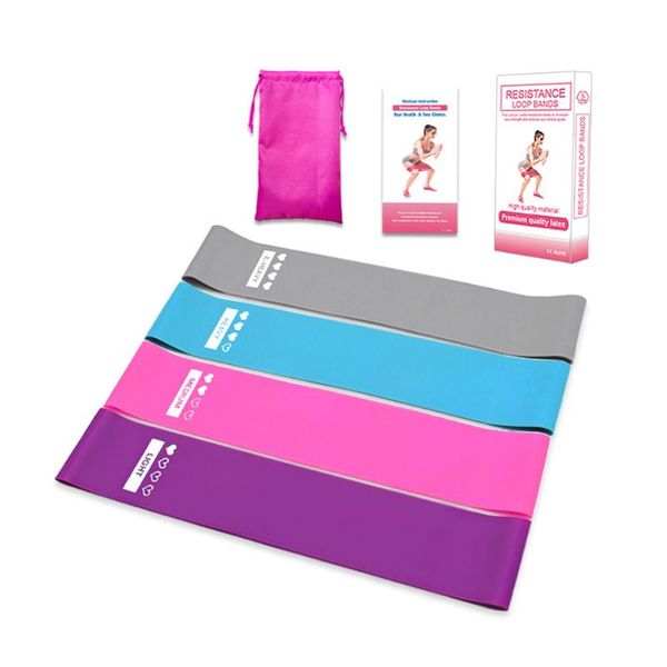 

2020 new latex tension band fitness non-slip yoga resistance bands exercise physical therapy household fitness