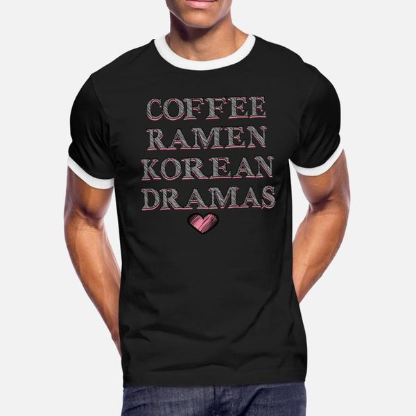 

кофе ramen корейских драм тенниски мужчина customized майк o-neck фотографии сумасшедшей аутентичного лето kawaii рубашка