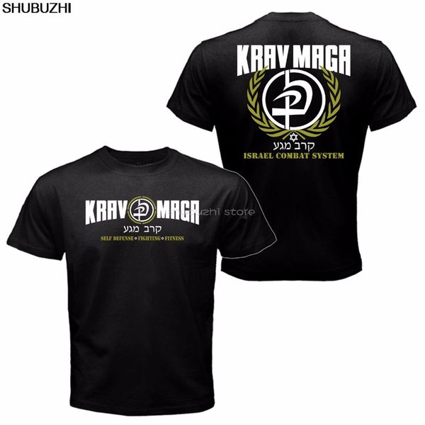 

men summer short sleeves casual t shirt casual new krav maga israel combat system self defense martial summer t-shirt sbz5156