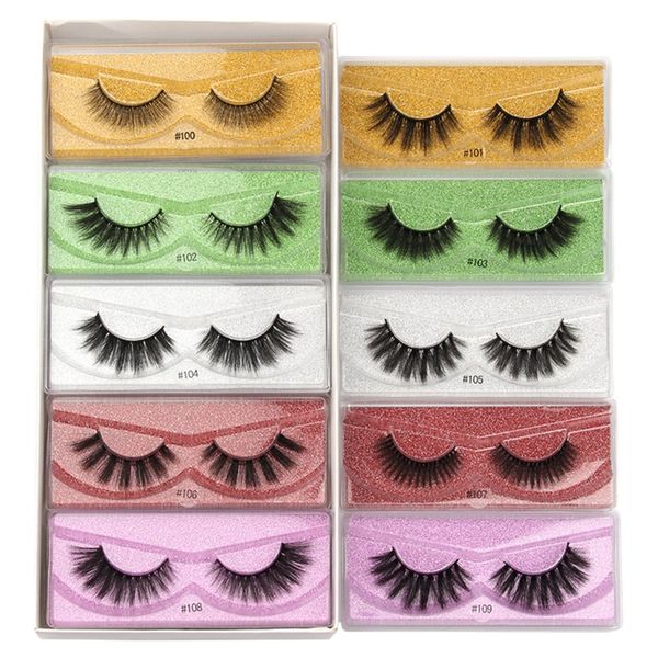 

10 pairs soft eyelashes lashes bulk eyelashes false makeup natural false lashes