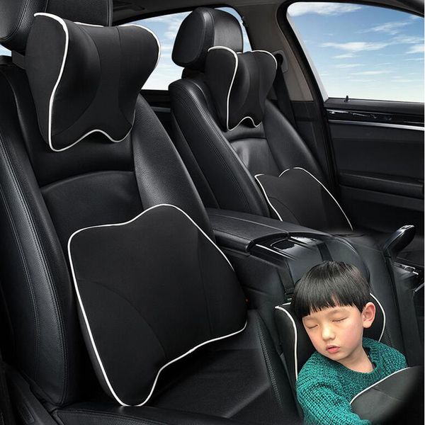 

автомобиль поясничной опоры спинки подголовник подушка шеи комплект для подушки сиденья пены памяти erognomic design универсальный