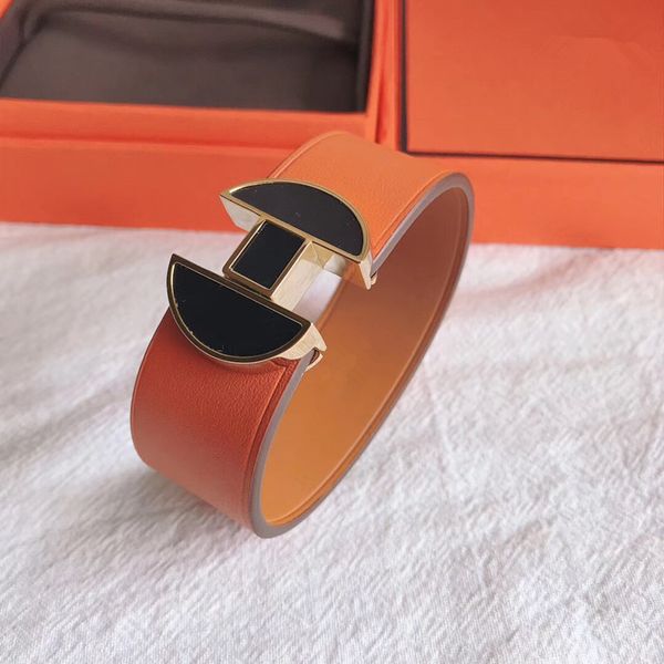 

2020 luxury designer jewelry men bracelets charm bracelet narrow edition h leather bracelet men and women lovers gold bracelet