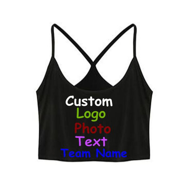 

customize your picture logo ladies vest modal camisole, White