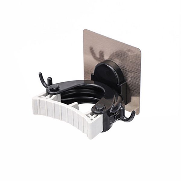 

abs wall mounted with antler holder household self adhesive bathroom mop hanger