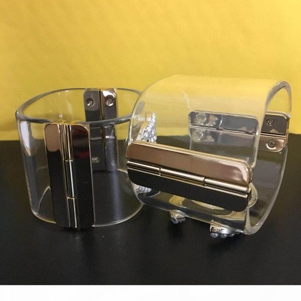 

fashion pearl transparent bracelet couple explosion models bangle brand bracelets & bangles for women and men wedding party jewelry gift, Black