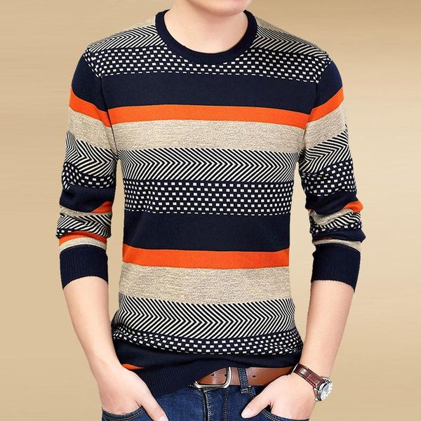 

men sweater pullover spring autumn male sweaters fashion print round neck ethnic style sweater pullover men, White;black