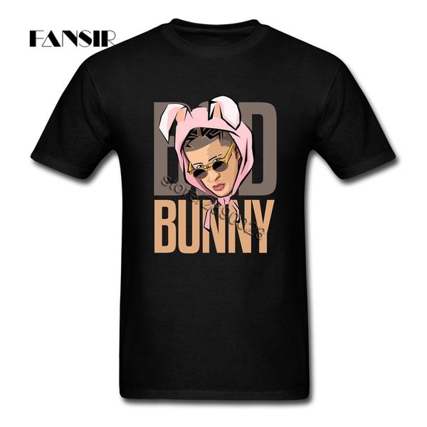 

funny tshirt men boy short sleeve o neck bad bunny guys brand clothing men tshirts