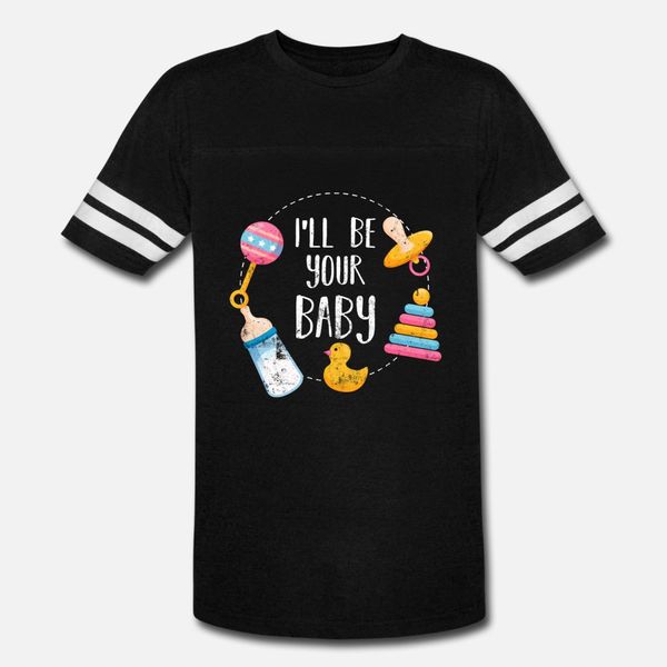 

i ll be your baby ddlg abdl bottle love t shirt men designing short sleeve crew neck pattern loose funny summer slim shirt