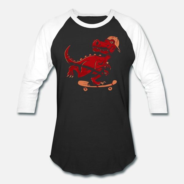 

dino skate t shirt men designs short sleeve crew neck fit famous authentic spring autumn normal shirt