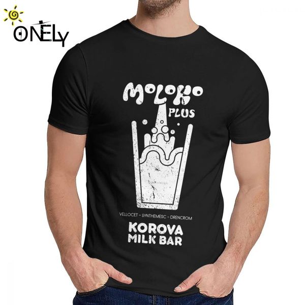 

для man футболка moloko plus заводной апельсин soft тонкий горячие продажи круглый воротник мультфильм печать футболочку