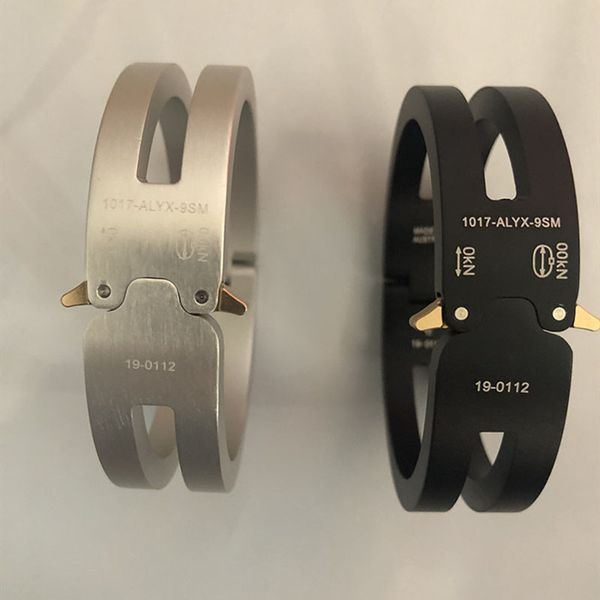 

2020 ALYX Bracelet Men Women Fashion Casual ALYX Track Aluminium Alloy Bracelet Unisex Couples