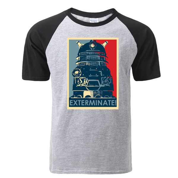 

fashion doctor who dalek print raglan tshirt men funny anime tshirts summer cotton short sleeve t-shirt hip hop tees