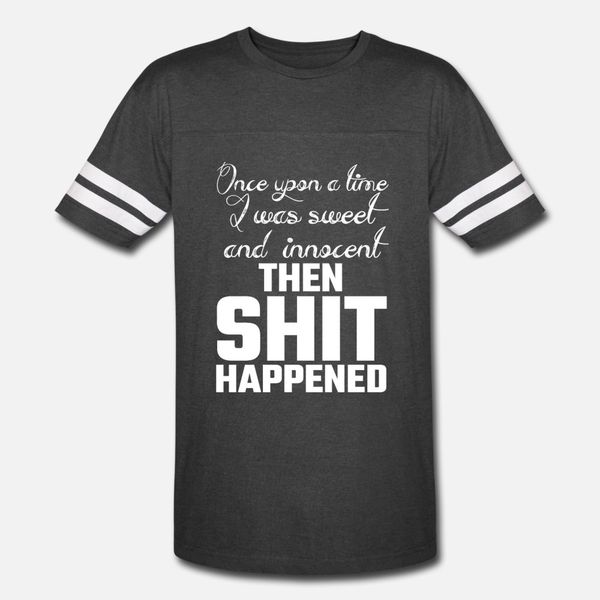 

angel once upon a time i was sweet and innocen t shirt men character cotton round collar vintage loose basic spring novelty shirt